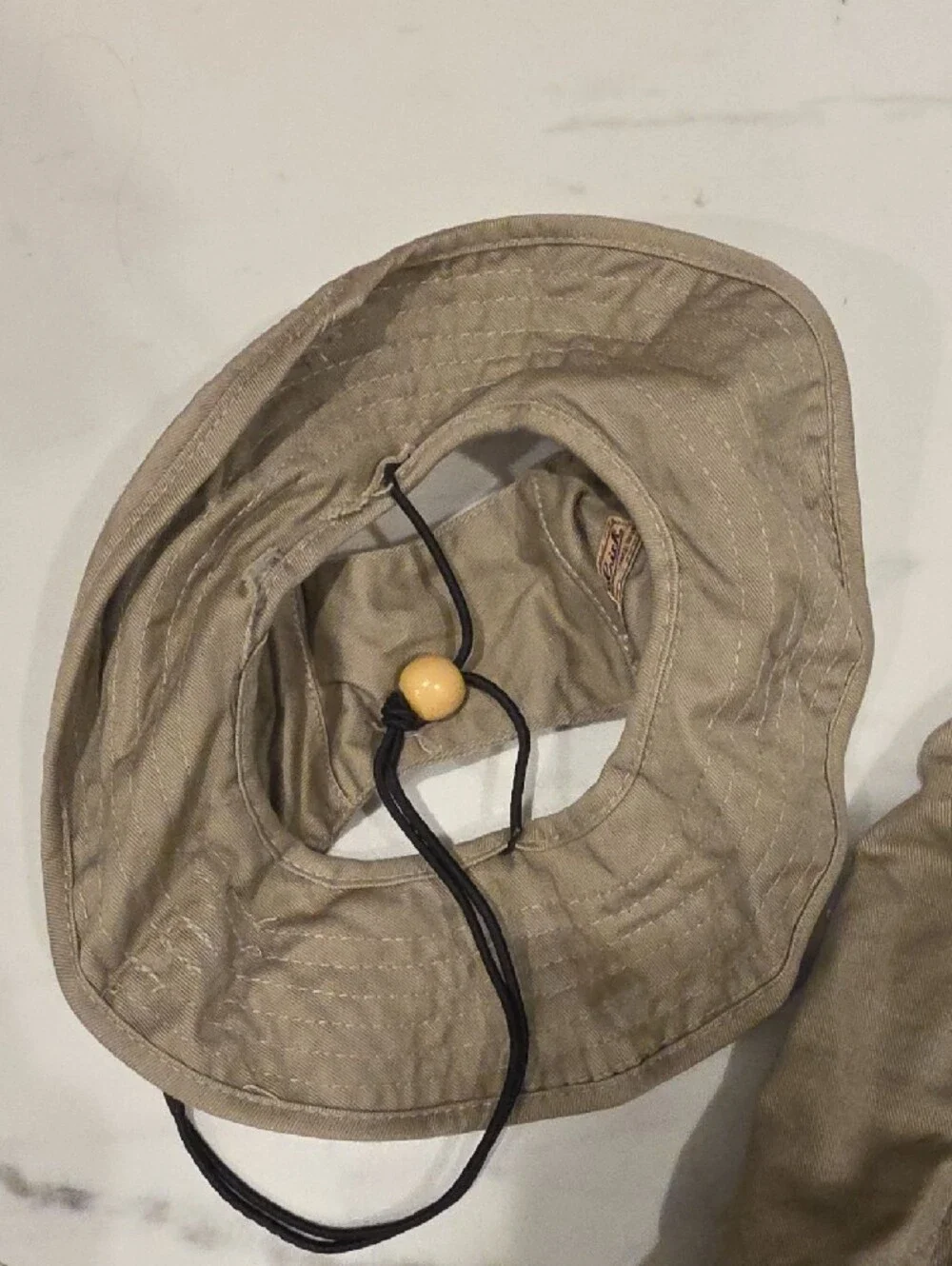 Dog Utility Vest and Bucket Hat Set in Khaki